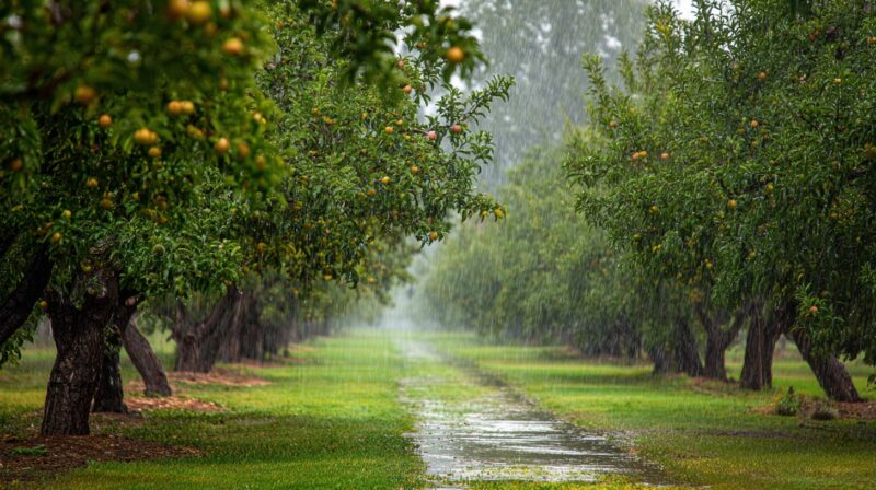 Lepo održavan voćnjak